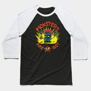 Monsters Are Go! 01 Baseball T-Shirt